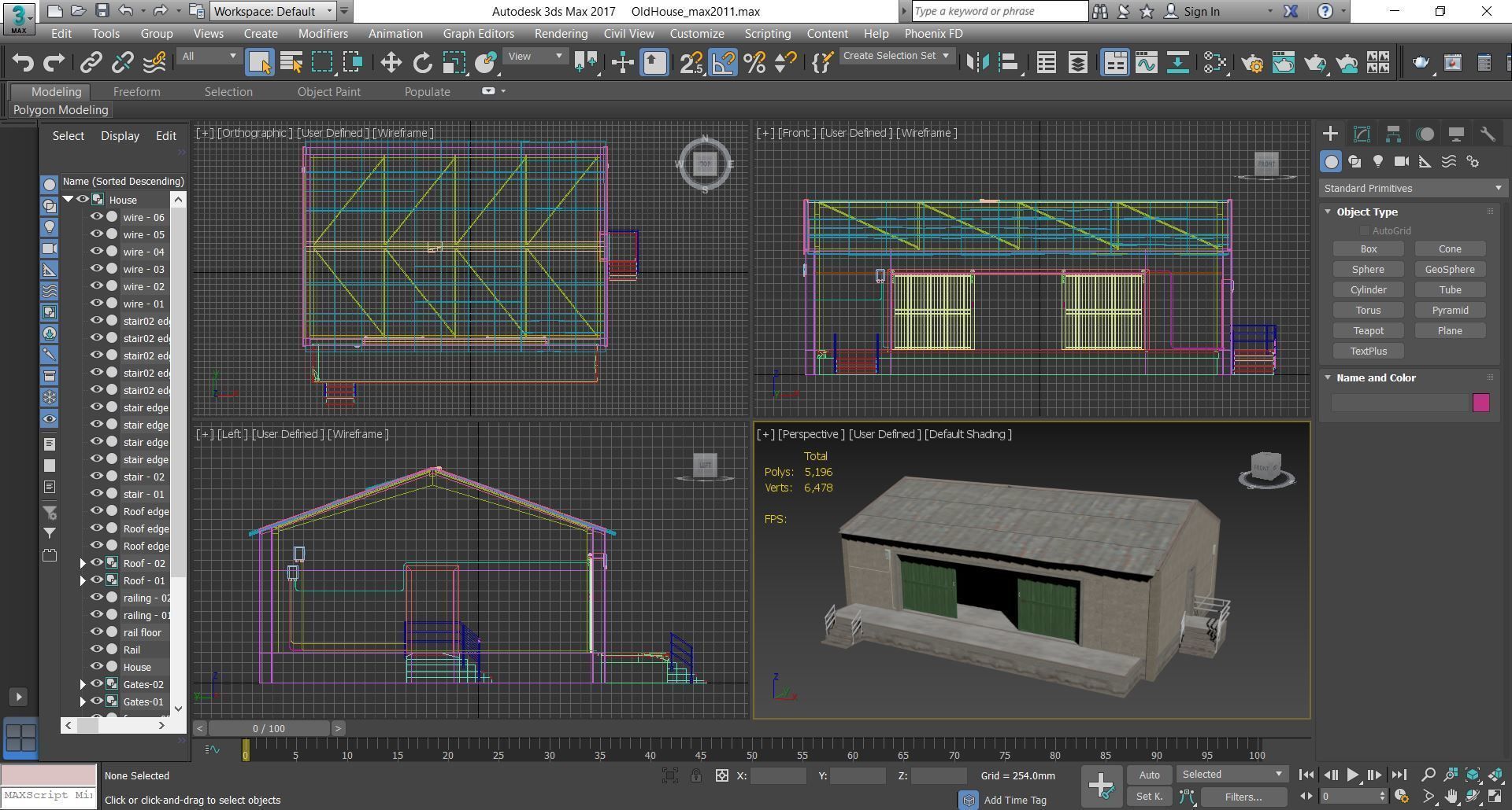building 01 Low-poly 3D model_2