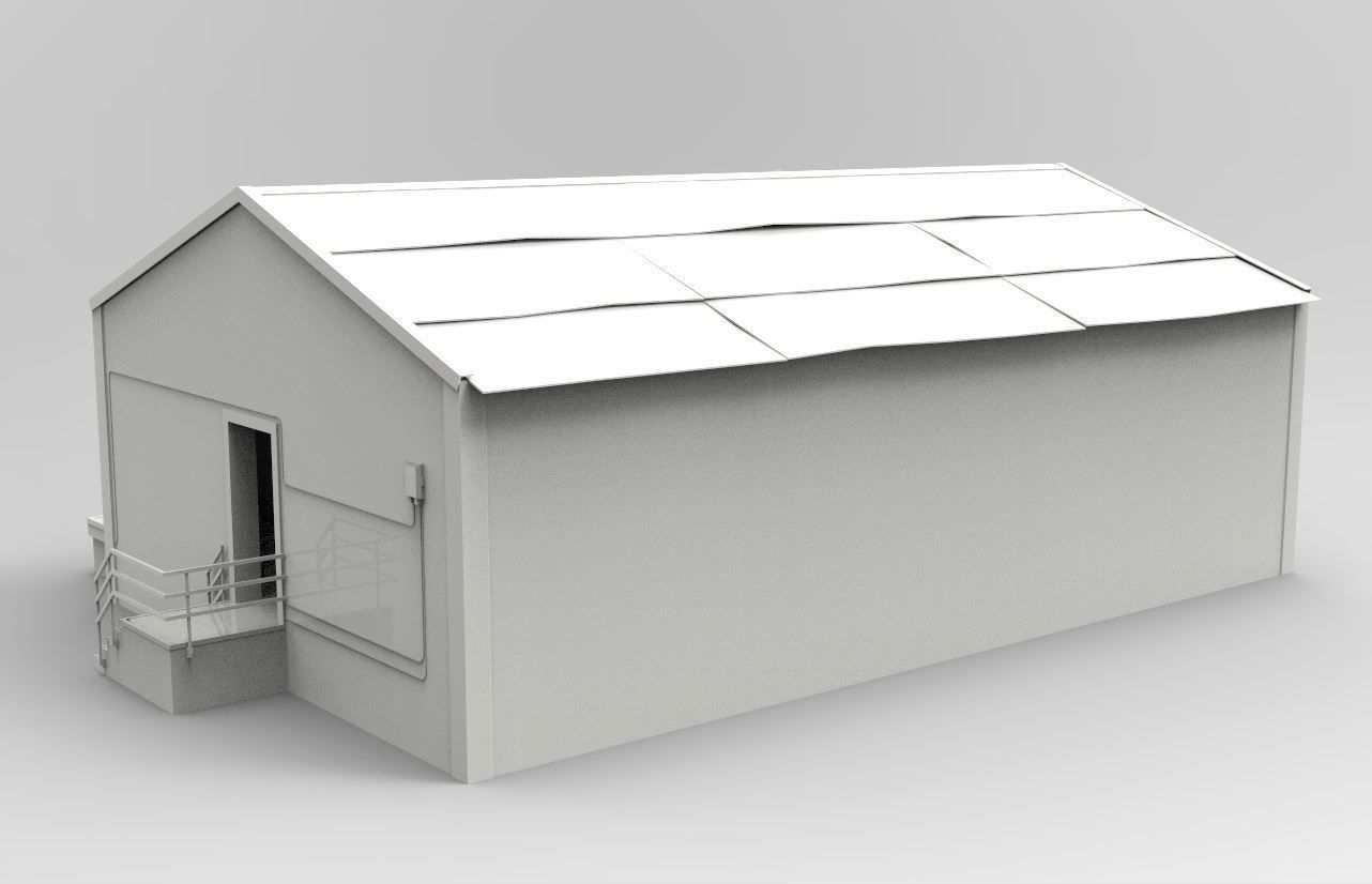 building 01 Low-poly 3D model_1