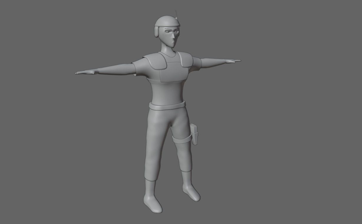 Soldier - Army - Soldado Low-poly 3D model_15