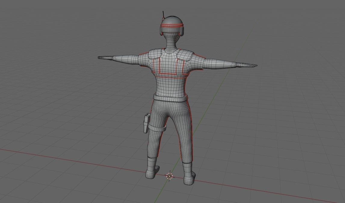 Soldier - Army - Soldado Low-poly 3D model_18