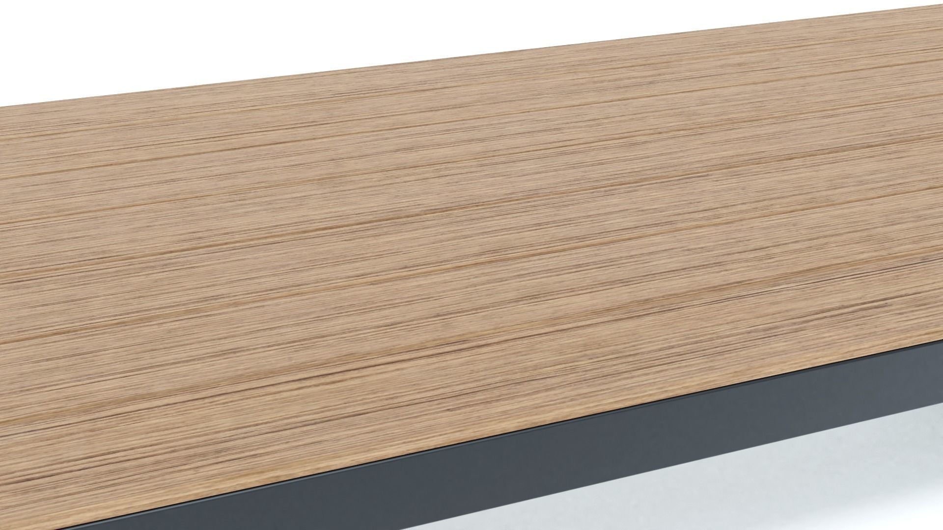 Garden Dinner Table 3D model_3