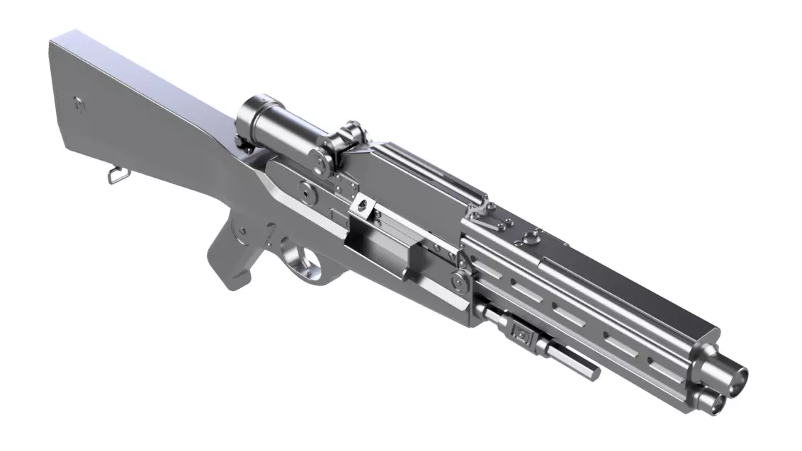 Star Wars Battlefront II - TL-50 Heavy Repeater 3D print model_0