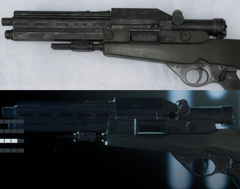 Star Wars Battlefront II - TL-50 Heavy Repeater 3D print model_7