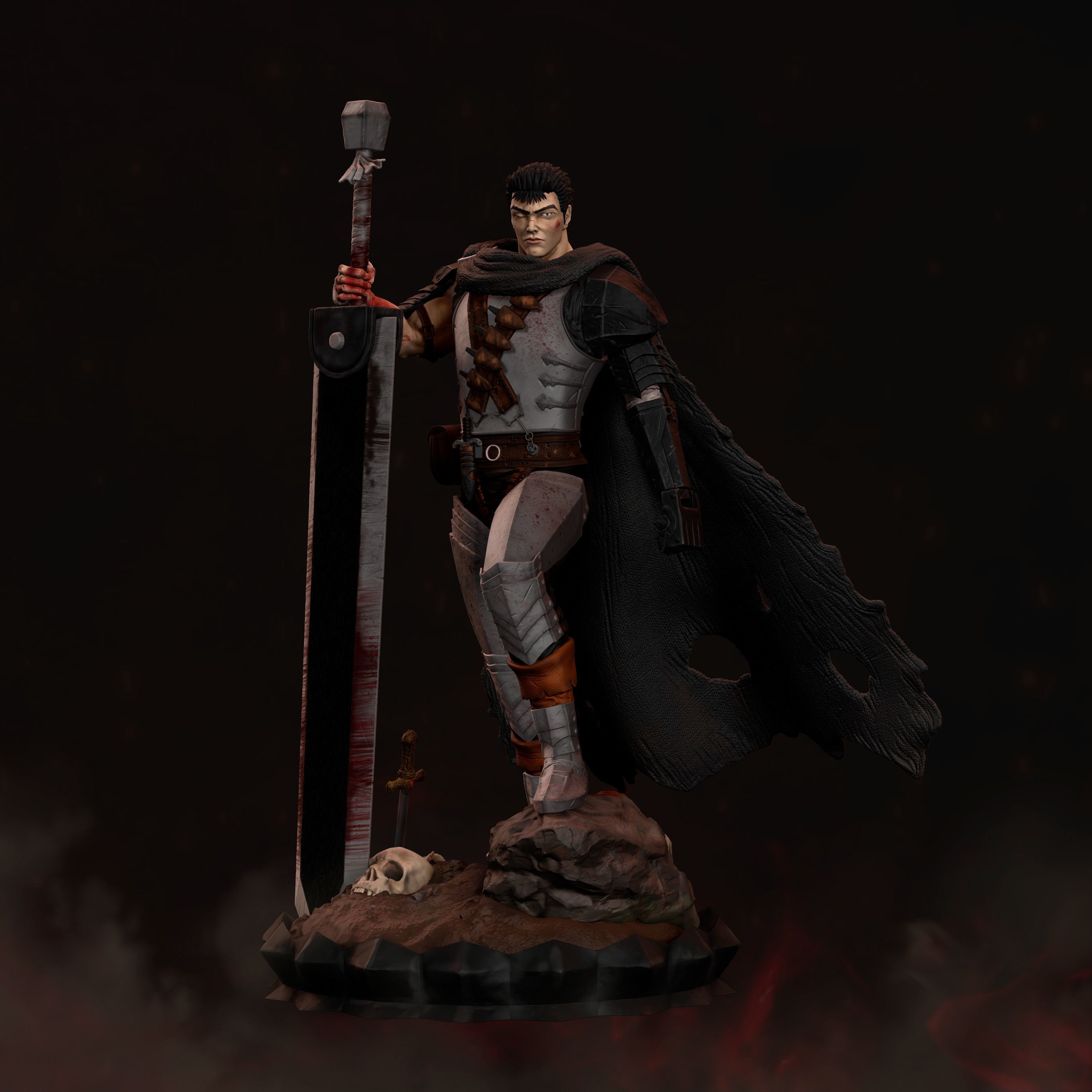 Guts - Berserk - 3D Print 3D print model_1