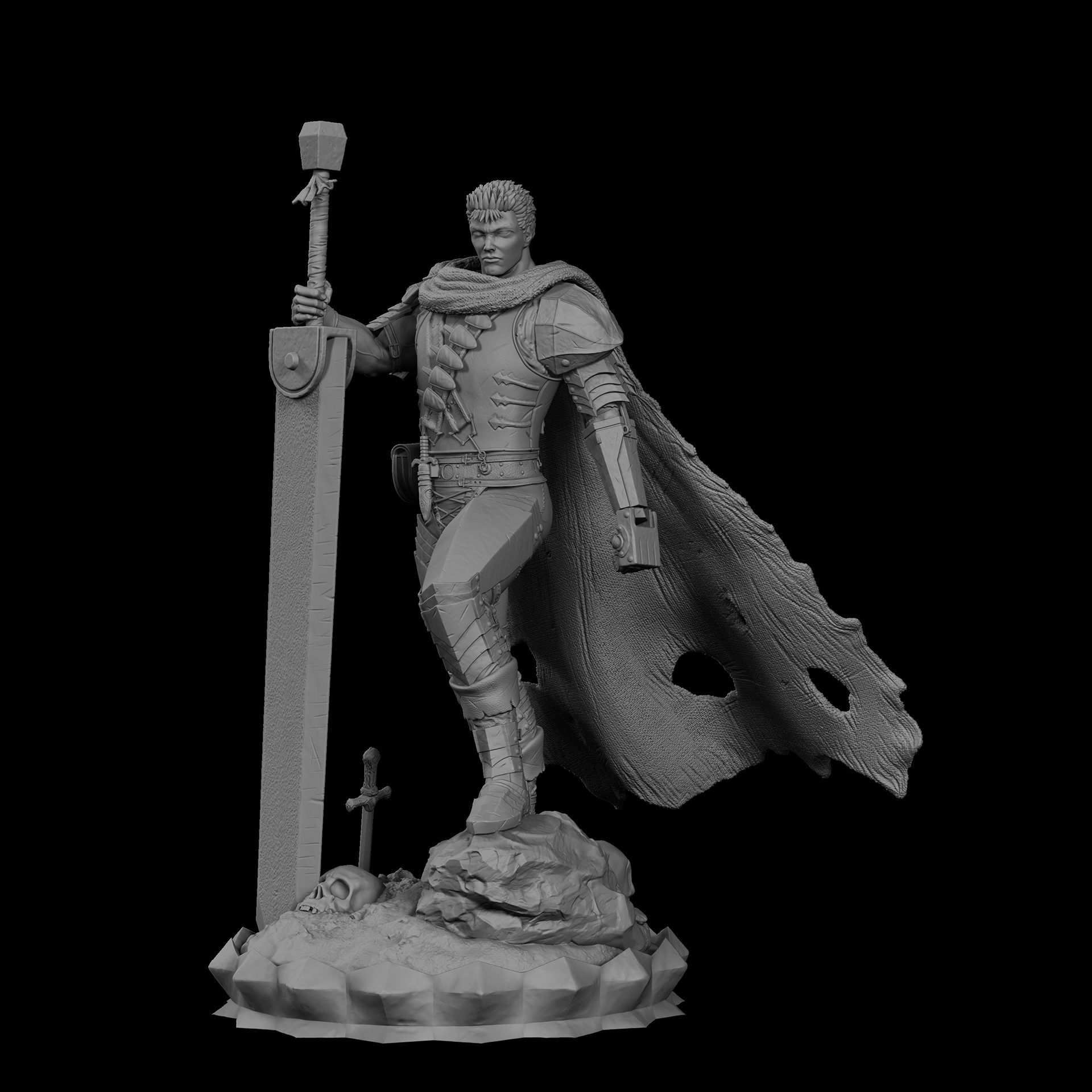 Guts - Berserk - 3D Print 3D print model_4