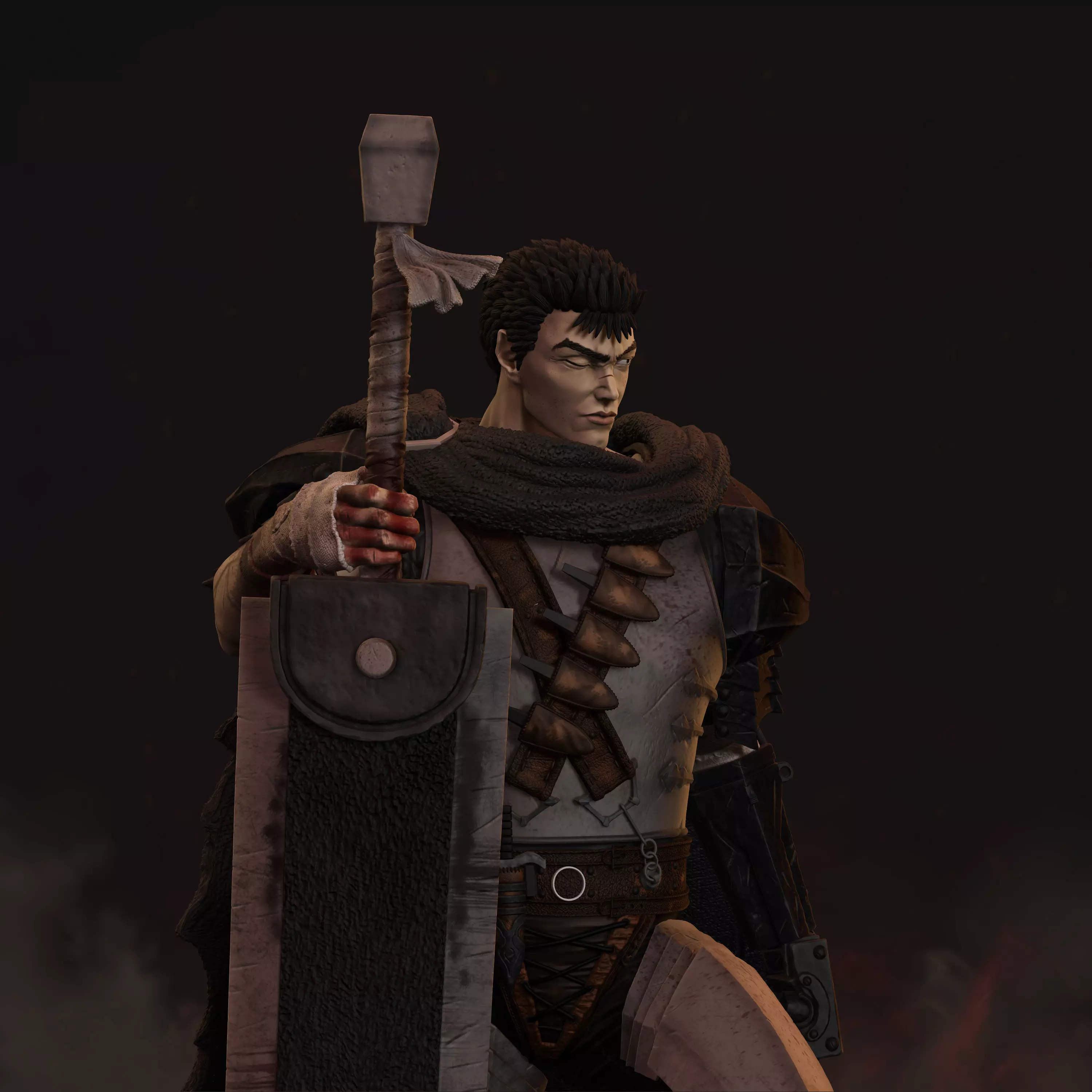 Guts - Berserk - 3D Print 3D print model_0