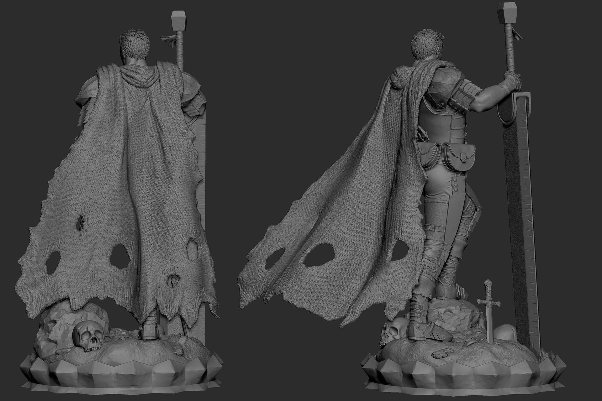 Guts - Berserk - 3D Print 3D print model_6