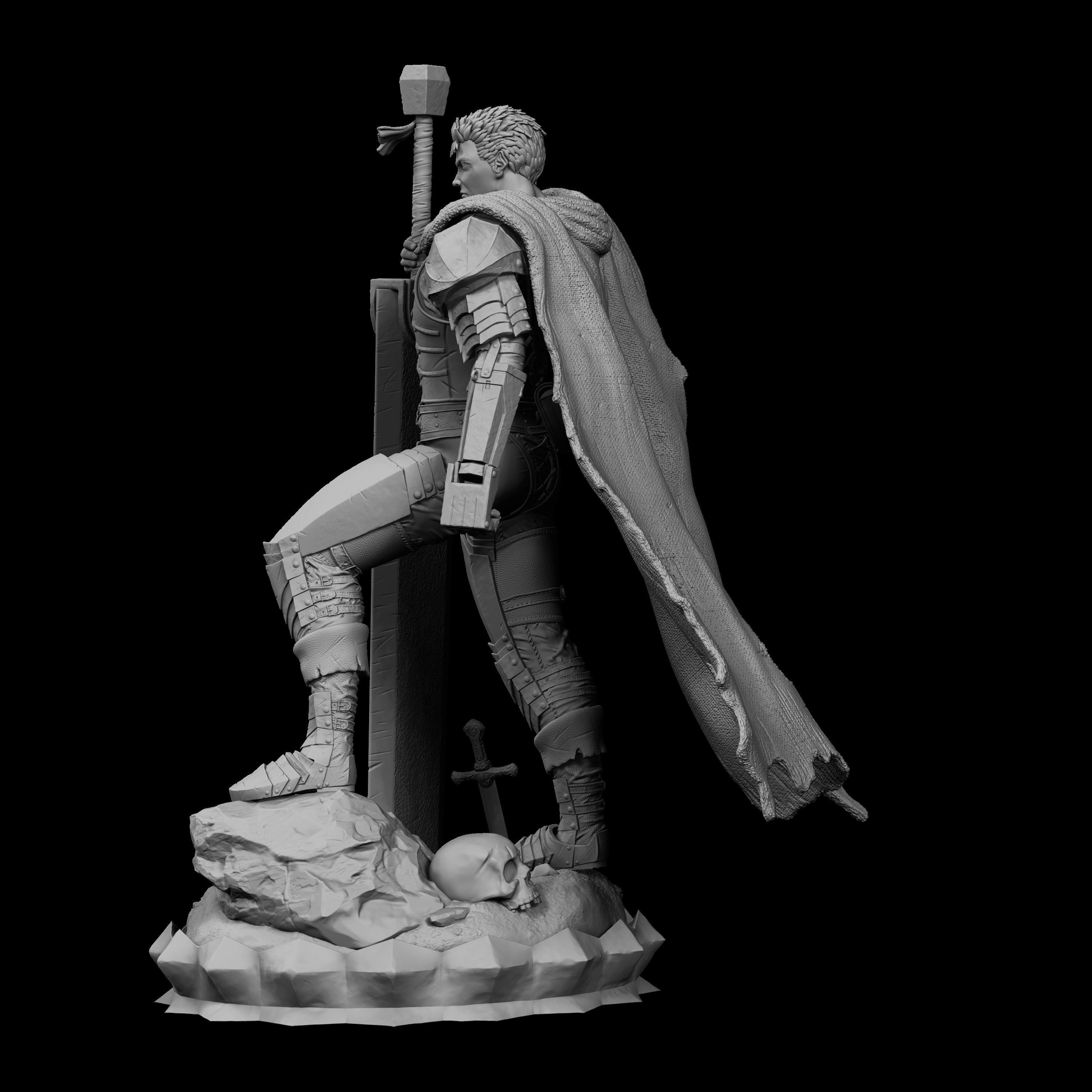 Guts - Berserk - 3D Print 3D print model_3