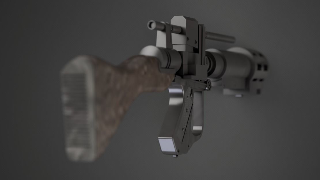 Star Wars Battlefront II - E-5C Heavy Blaster 3D print model_12