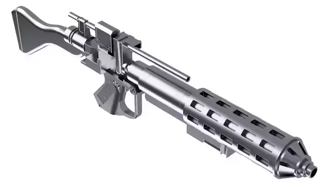Star Wars Battlefront II - E-5C Heavy Blaster 3D print model