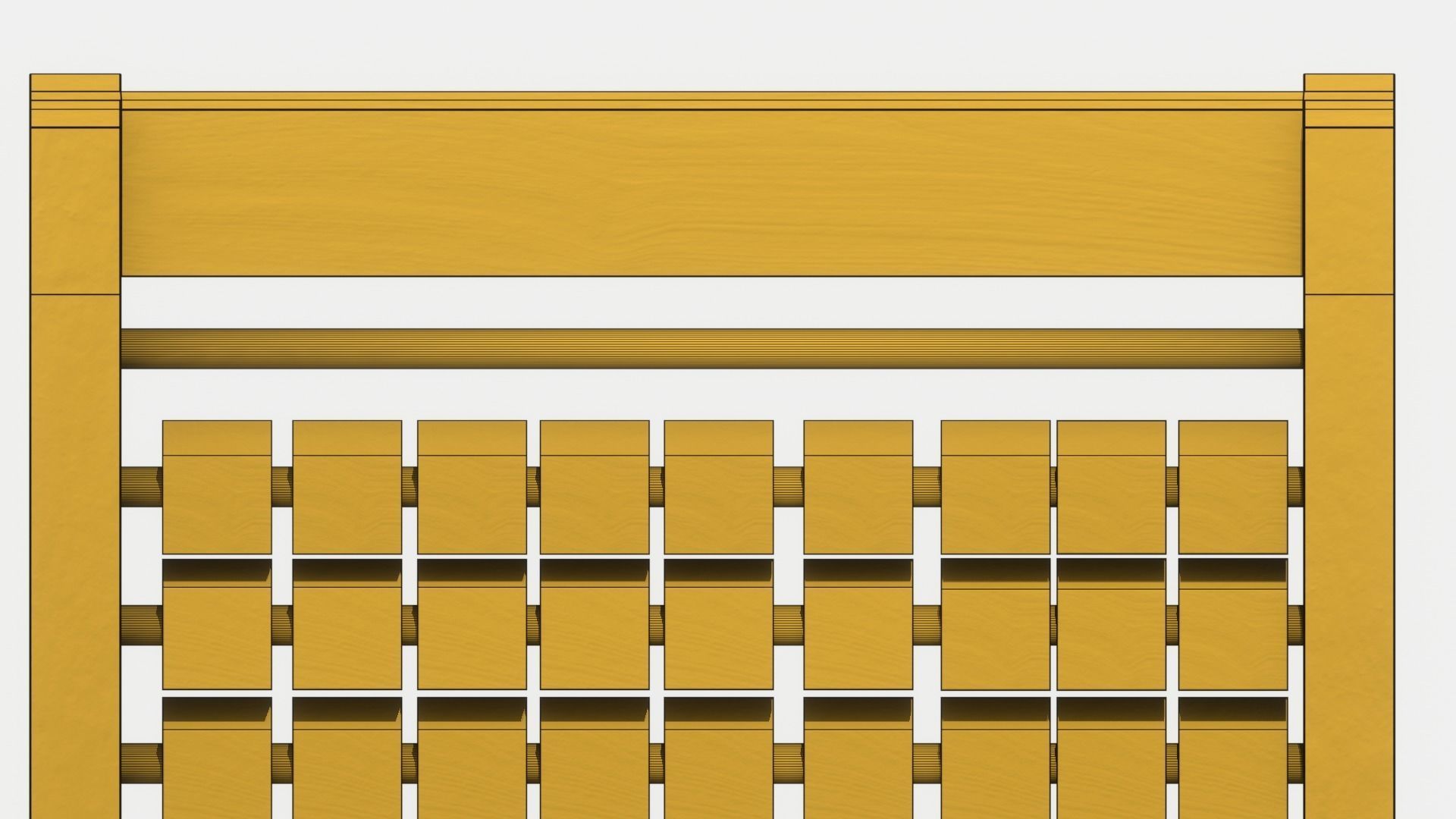 Educational Cubes Low-poly 3D model_7