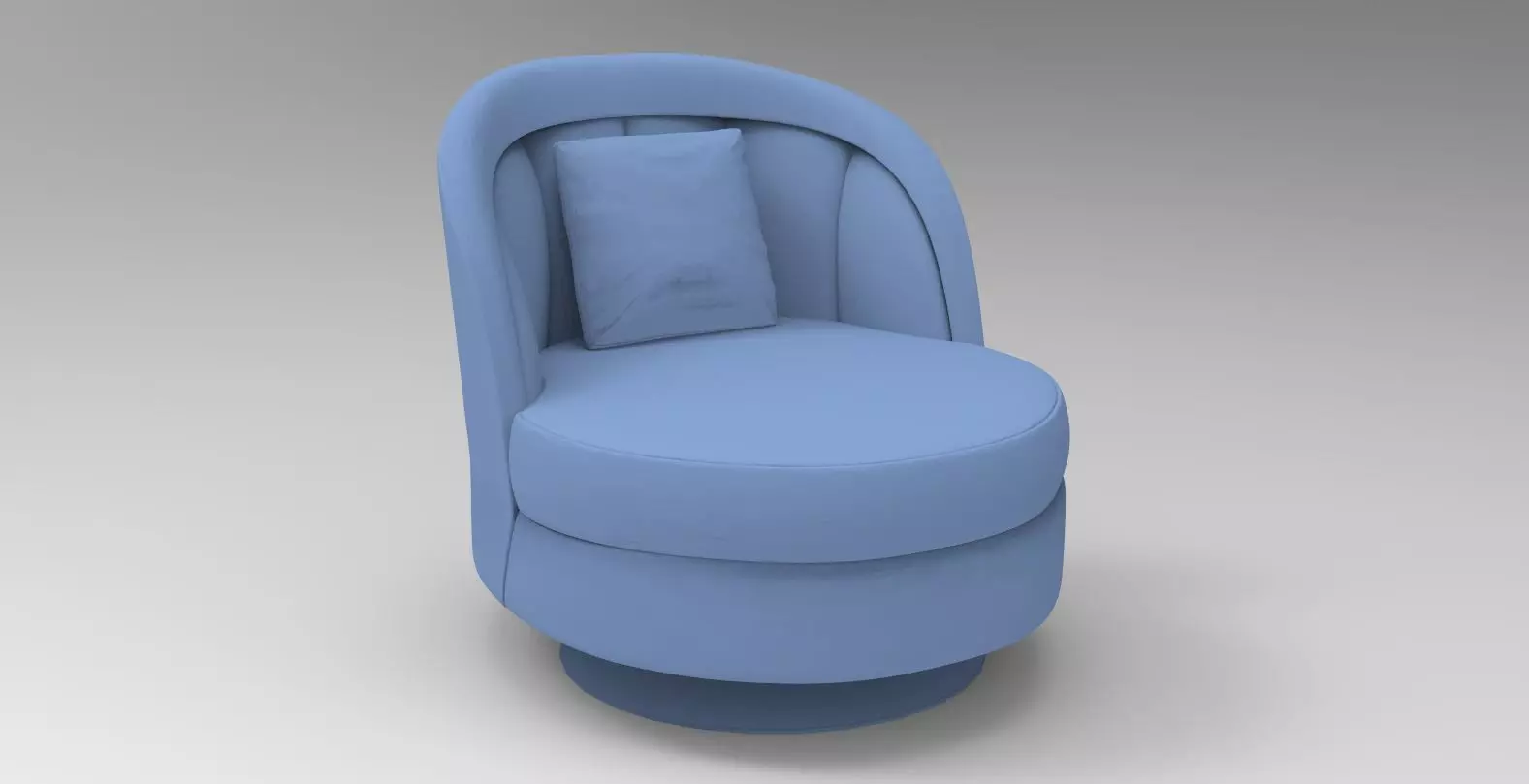 sofa 2 swivel chair 3D model_0