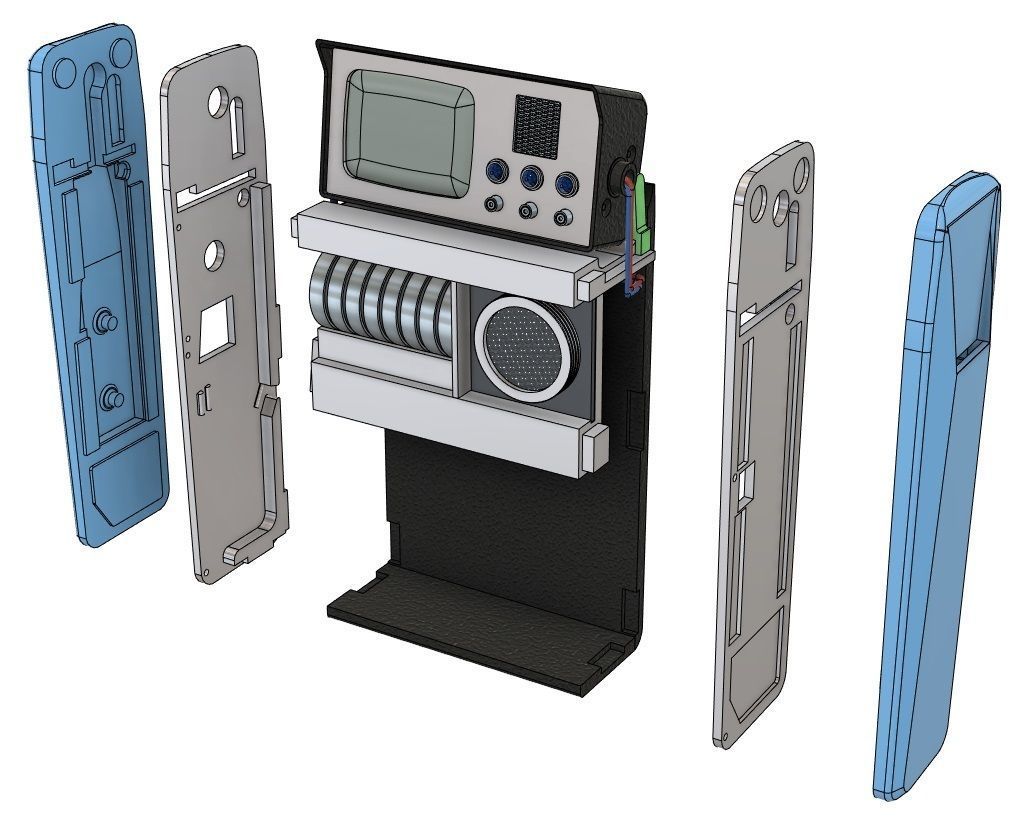 TOS Tricorder with Empty compartment 3D print model_6