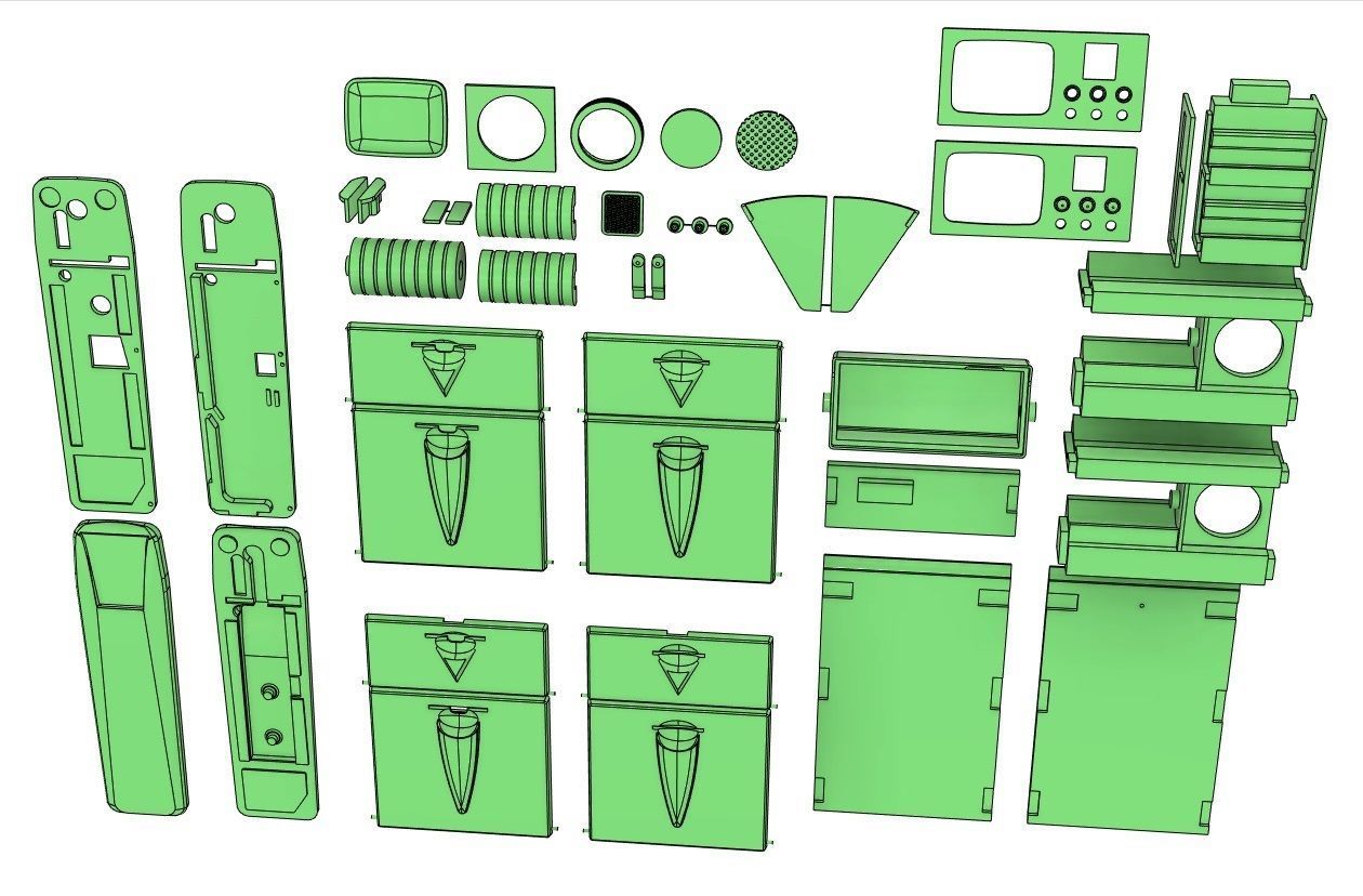 TOS Tricorder with Disc Racks 3D print model_15