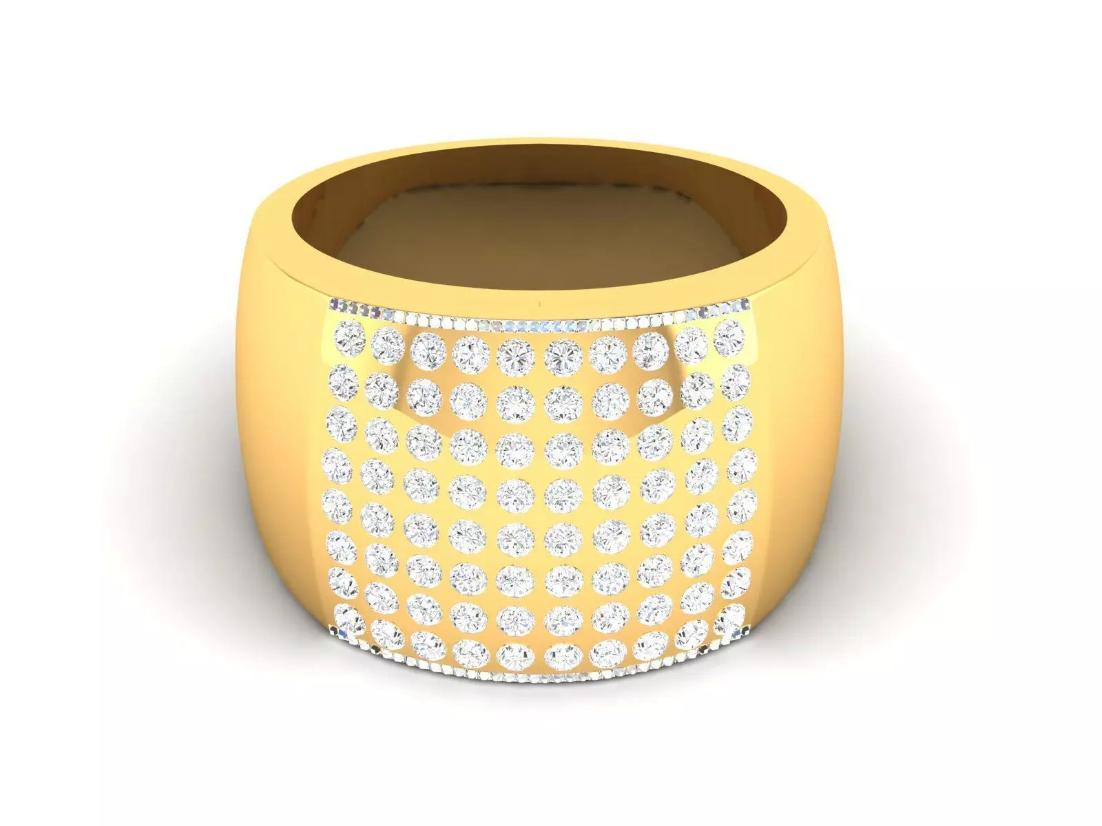 Band Ring  3D print model_0