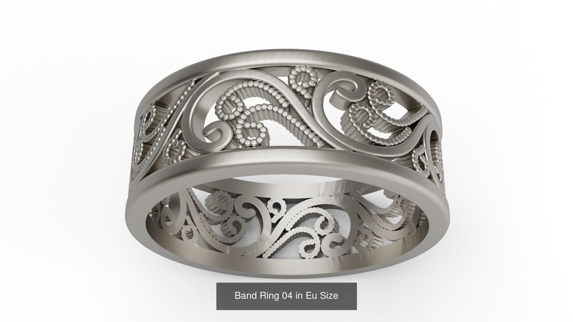 100 Woman Rings Package 03 3D Model Collection_191