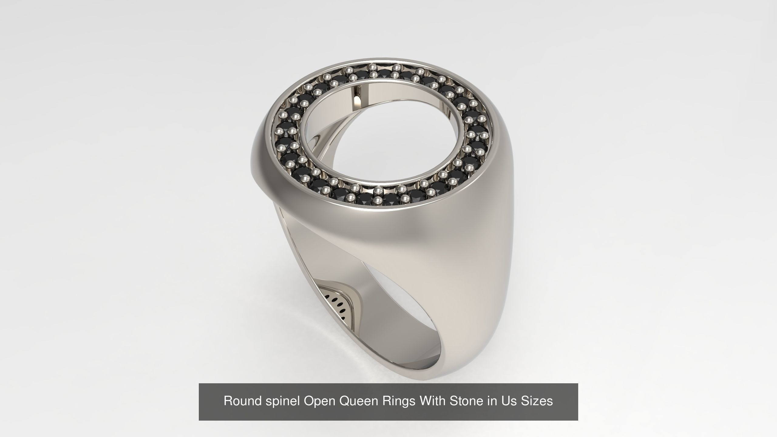 100 Woman Rings Package 03 3D Model Collection_124