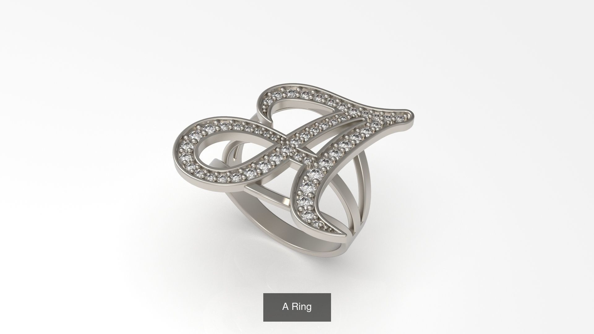 100 Woman Rings Package 03 3D Model Collection_188