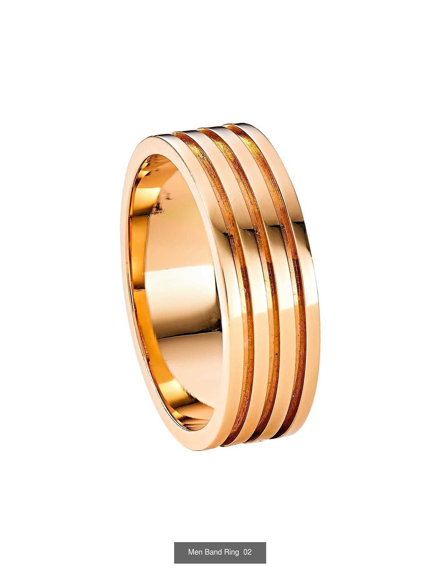 100 Woman Rings Package 03 3D Model Collection_105