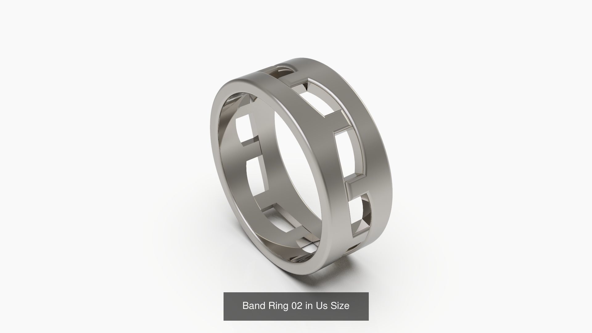 100 Woman Rings Package 03 3D Model Collection_185