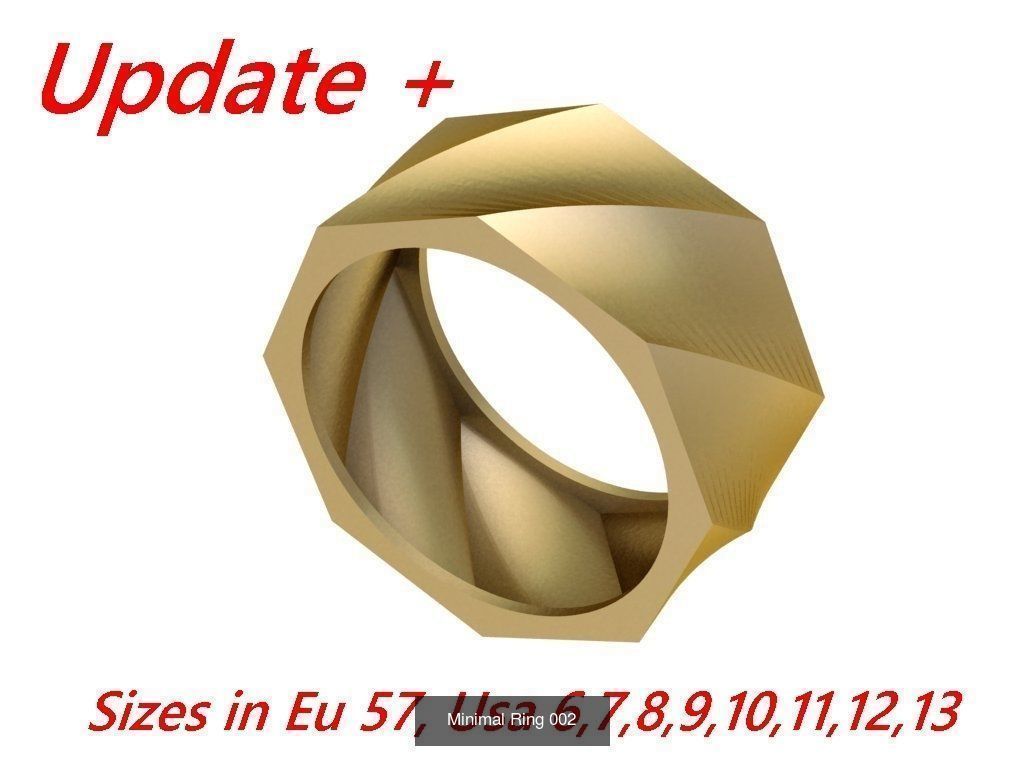 100 Woman Rings Package 03 3D Model Collection_99