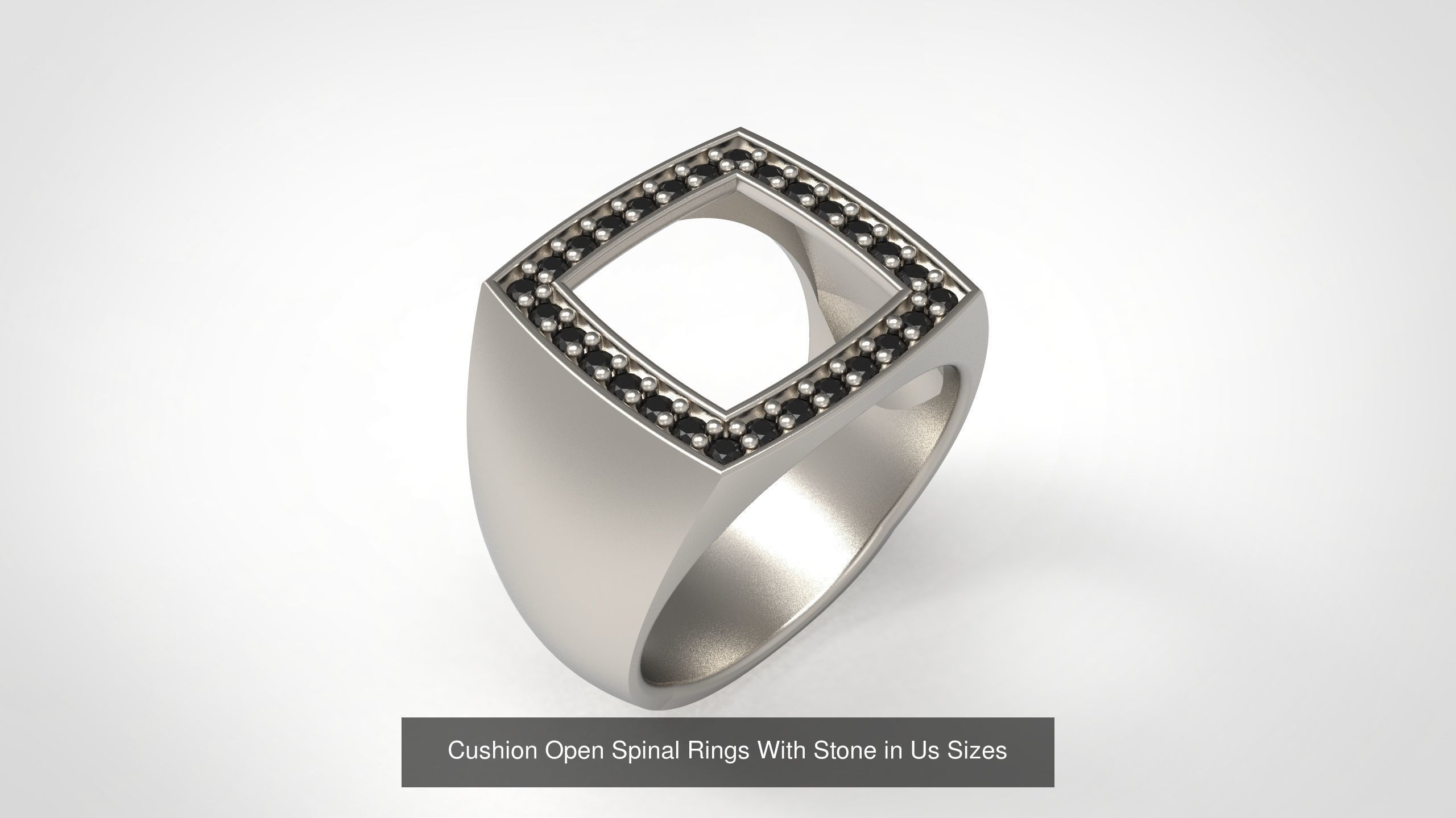 100 Woman Rings Package 03 3D Model Collection_127