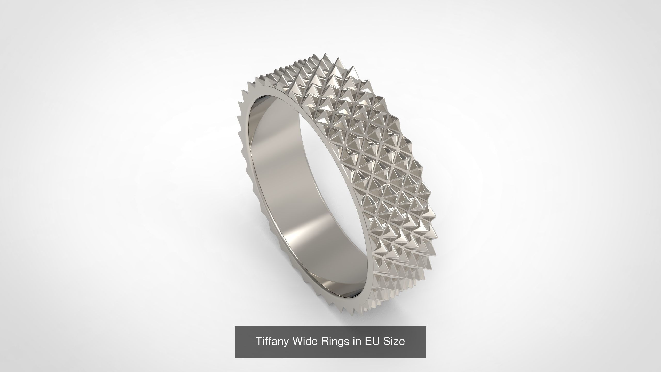 100 Woman Rings Package 03 3D Model Collection_132