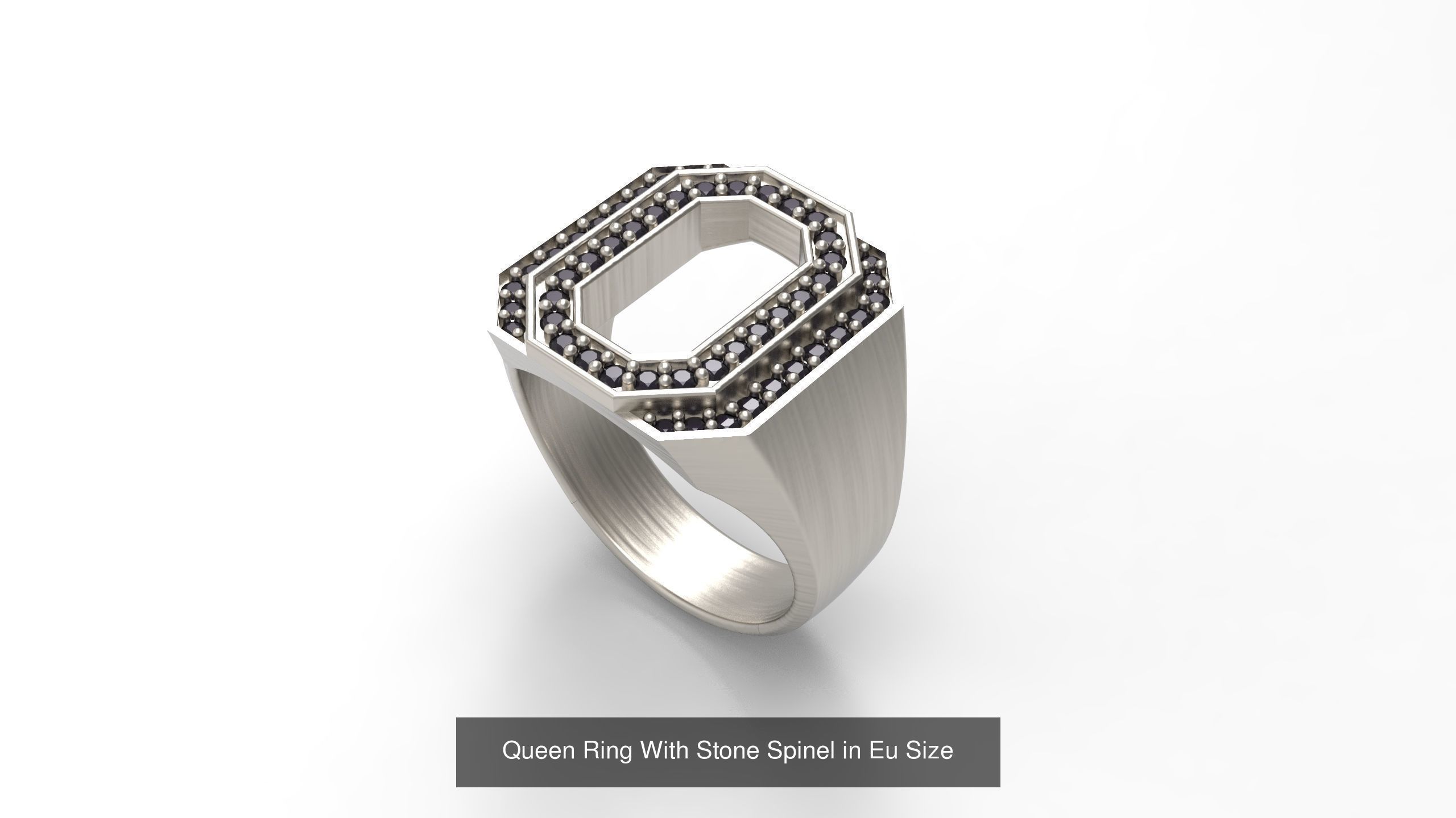 100 Woman Rings Package 03 3D Model Collection_121