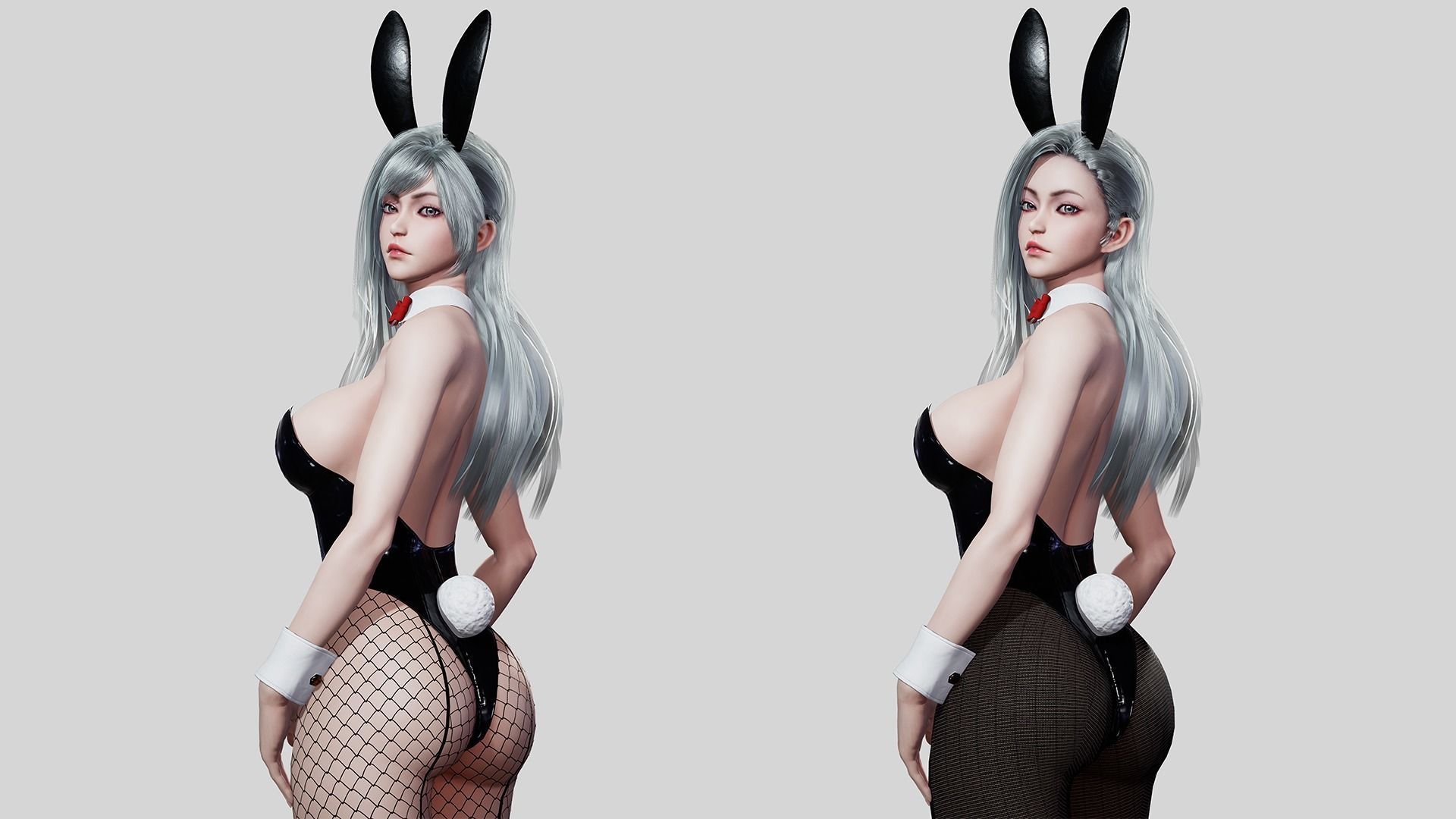 Bunny Girl - Game Ready Low-poly 3D model_6