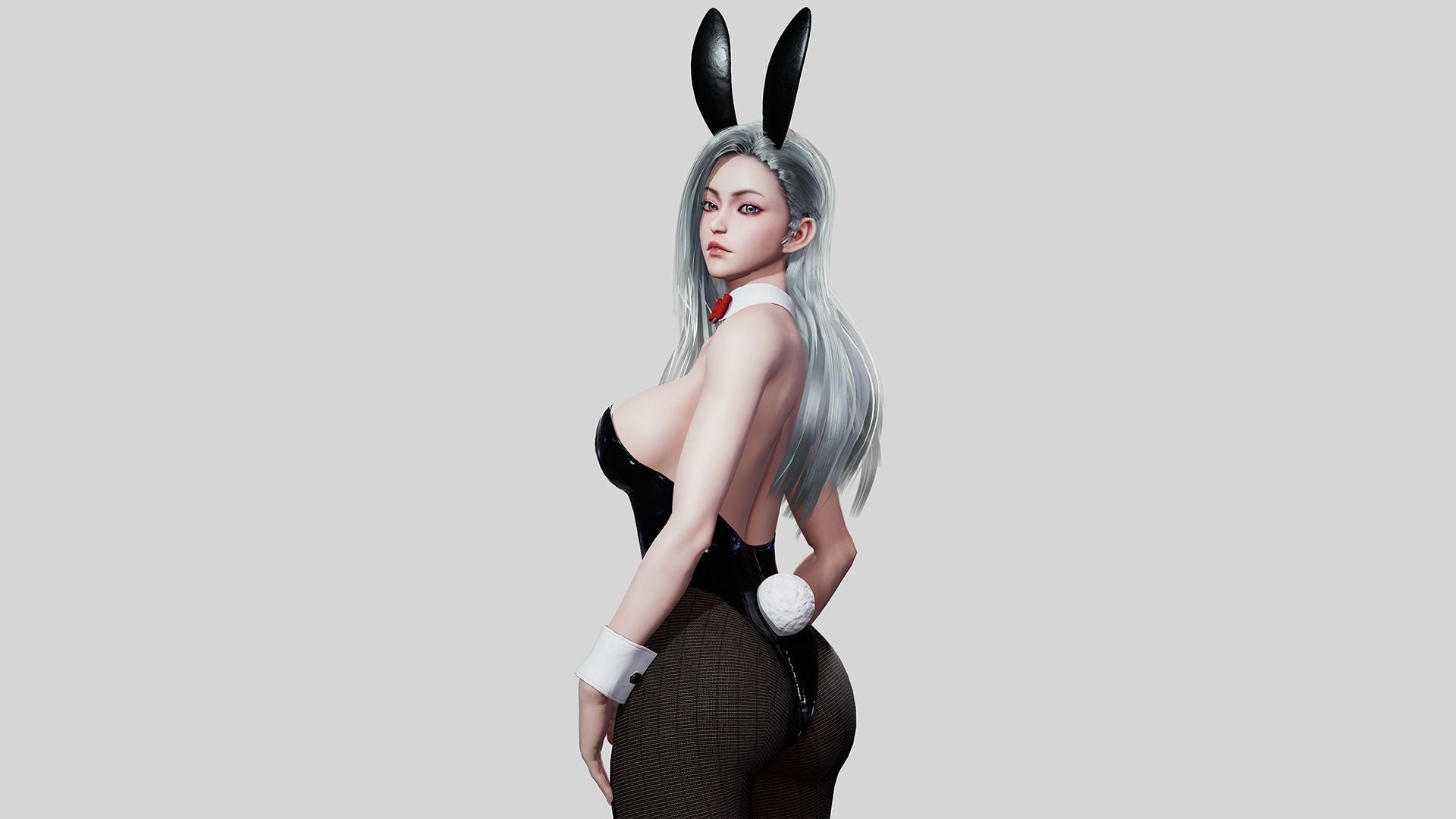Bunny Girl - Game Ready Low-poly 3D model_14
