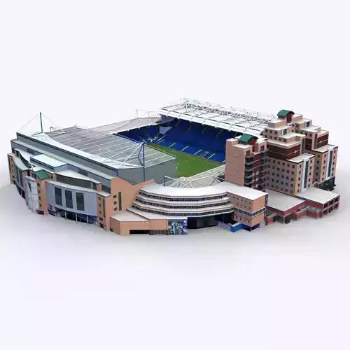 Stamford Bridge Stadium 3D model