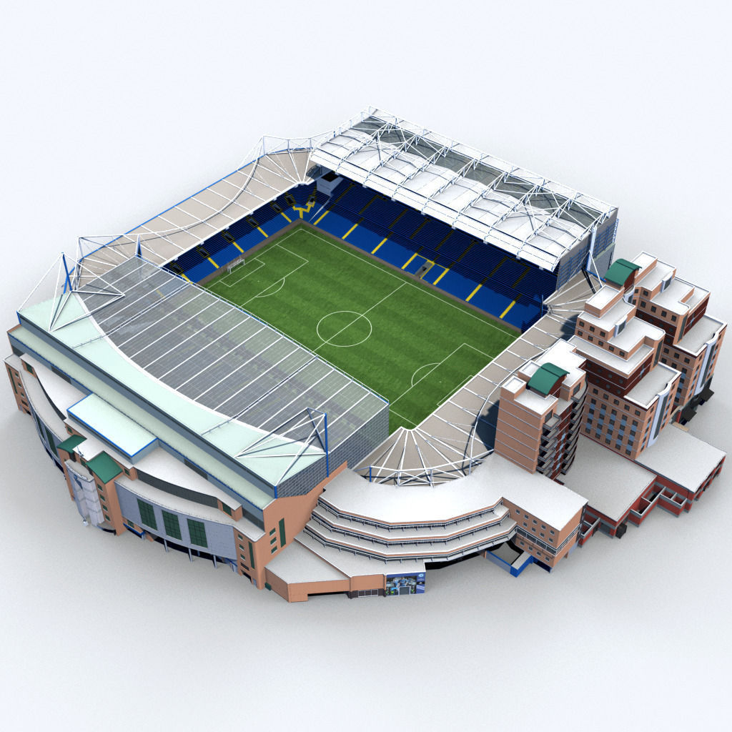 Stamford Bridge Stadium 3D model_11