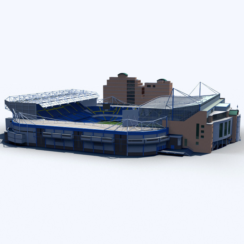 Stamford Bridge Stadium 3D model_10