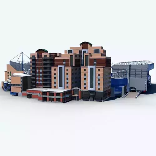 Stamford Bridge Stadium 3D model 3