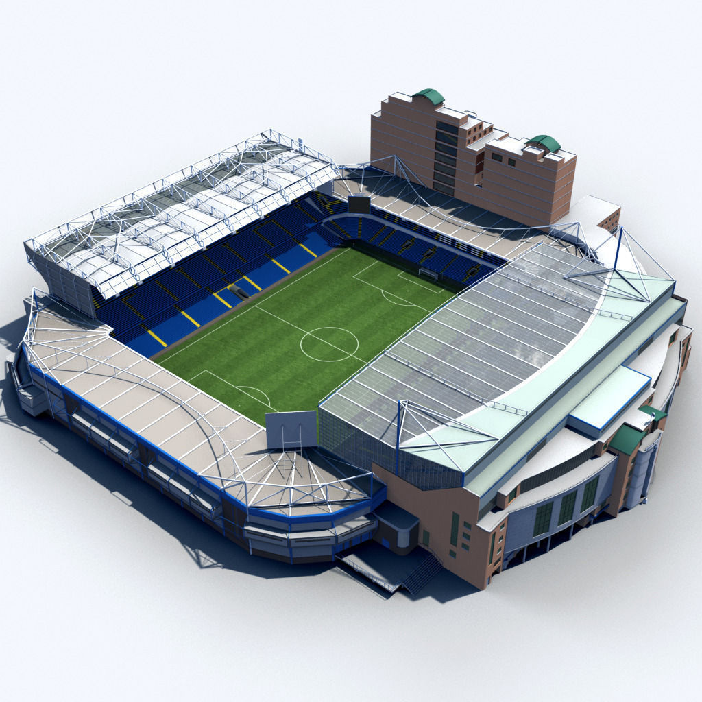 Stamford Bridge Stadium 3D model_8