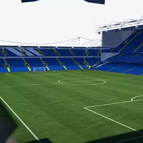 Stamford Bridge Stadium 3D model 7