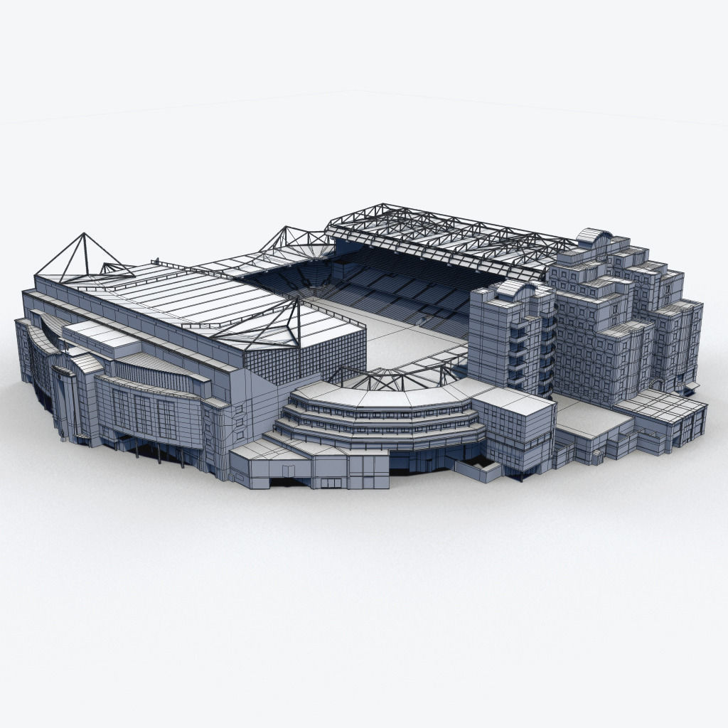 Stamford Bridge Stadium 3D model_13