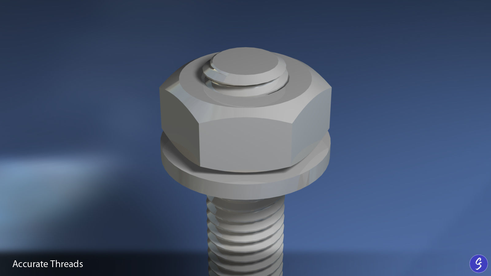 M10 Fastener Set 3D model_1