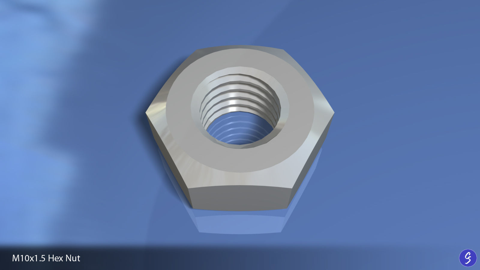 M10 Fastener Set 3D model_7