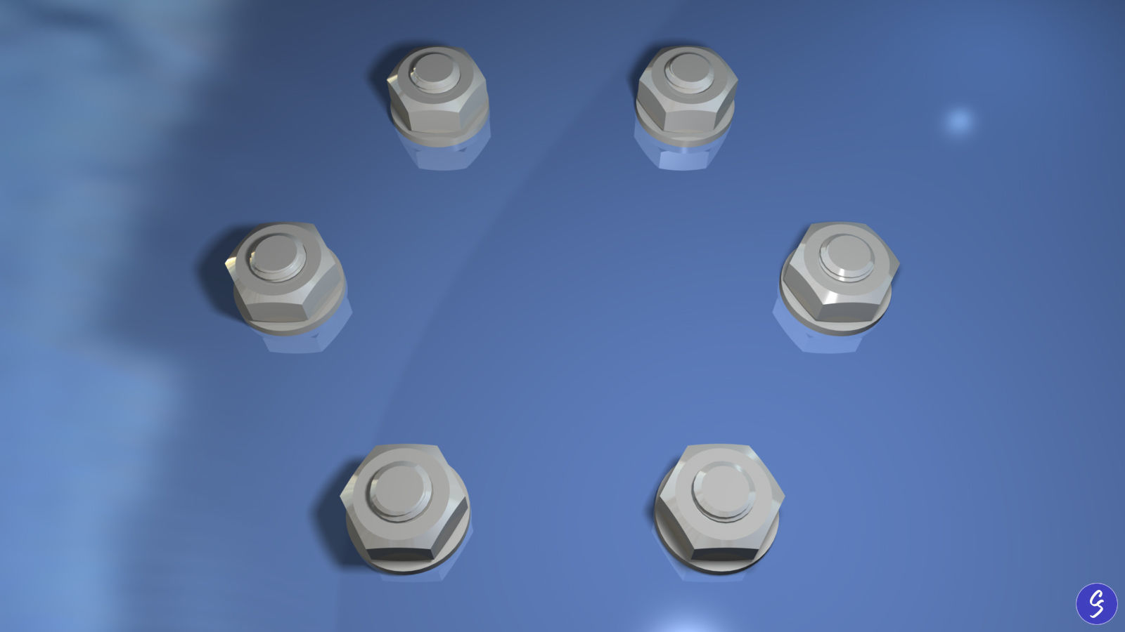 M10 Fastener Set 3D model_10