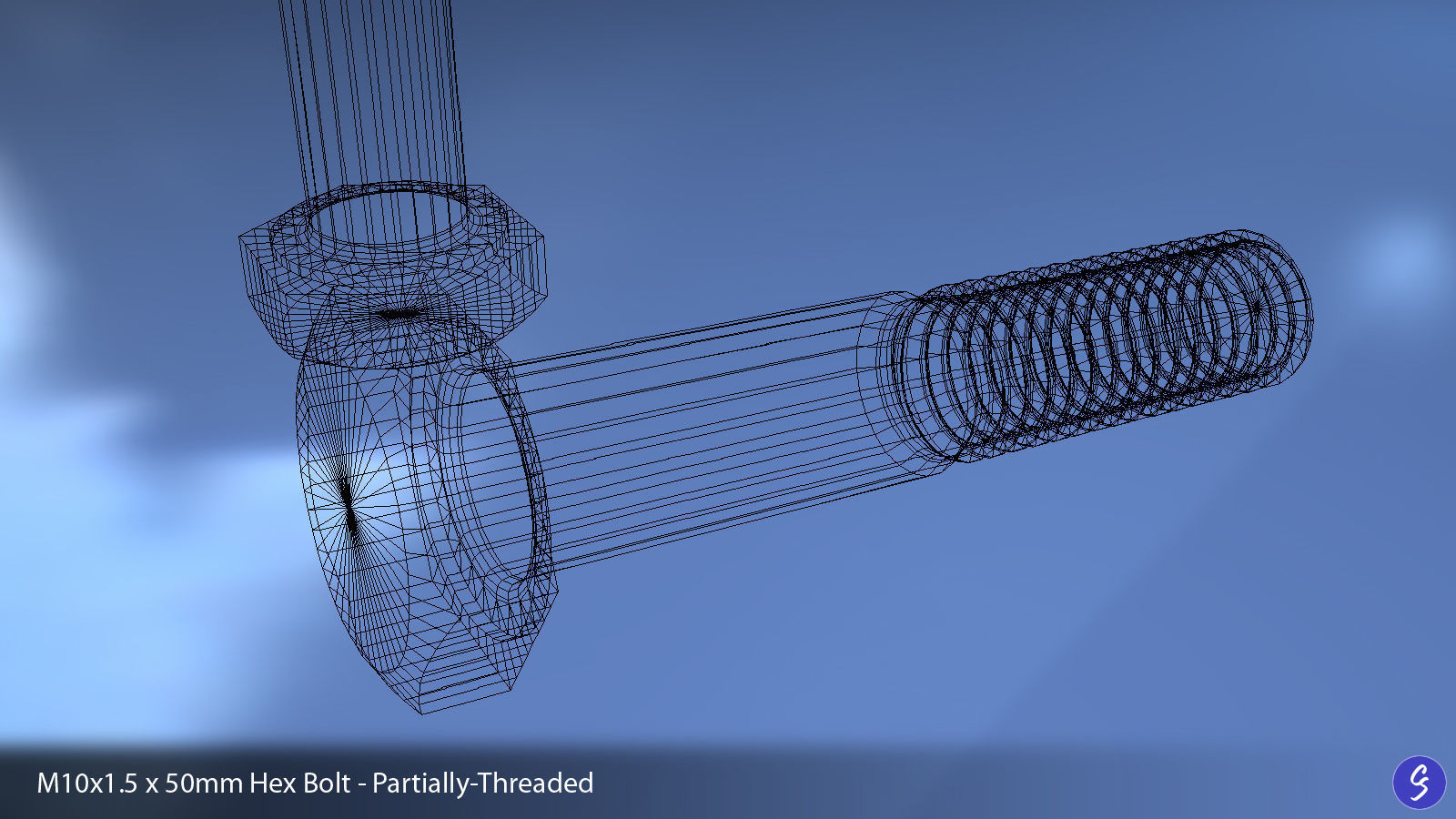M10 Fastener Set 3D model_14