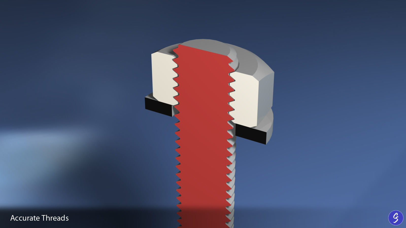 M10 Fastener Set 3D model_3