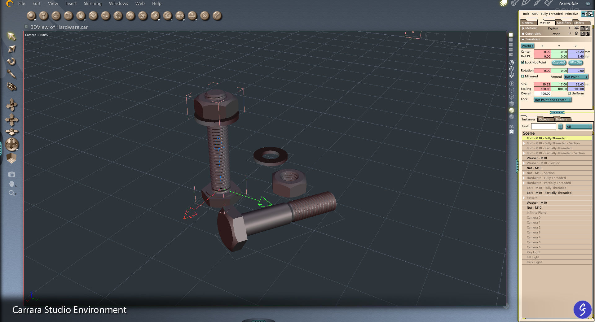 M10 Fastener Set 3D model_19