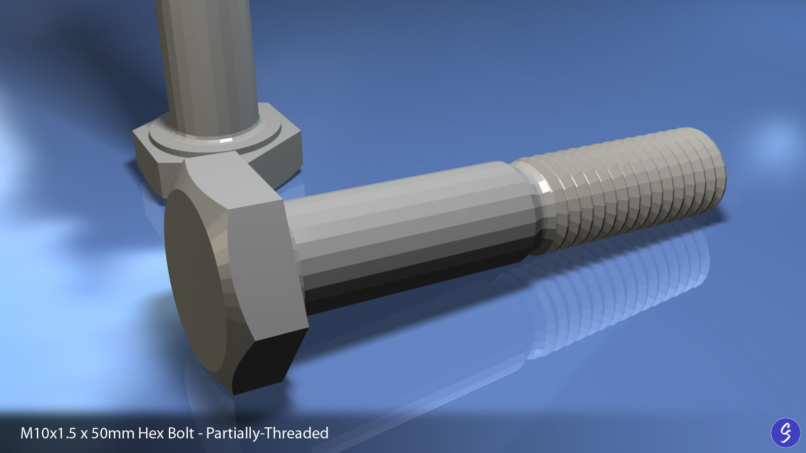 M10 Fastener Set 3D model_13