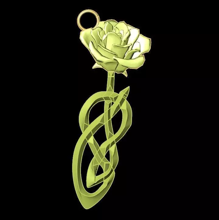 ROSE NECKLACE 3D print model