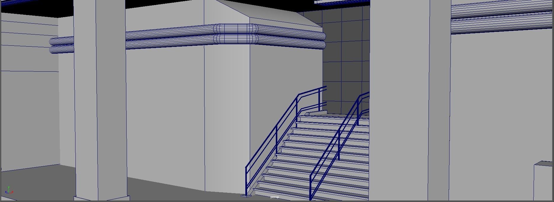Abandoned Ghost Metro Subway Station In Horror Style 3D model_11