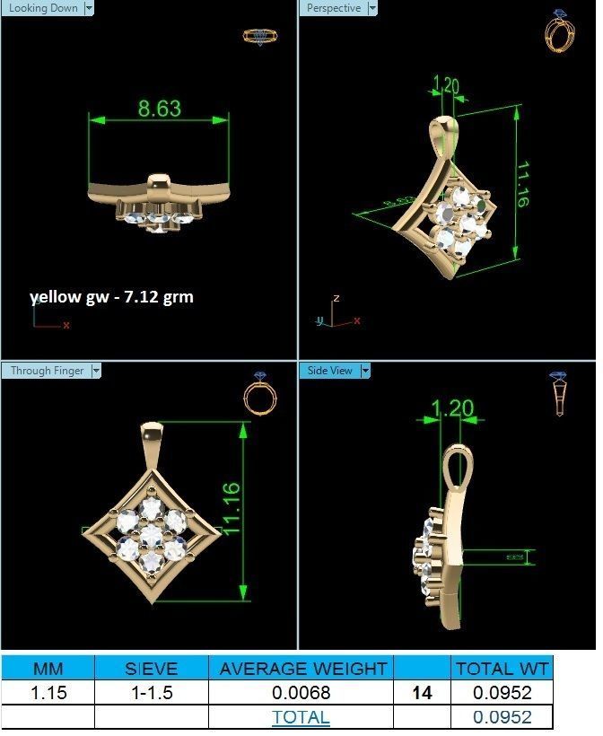 Pendant - 71108 3D print model_2