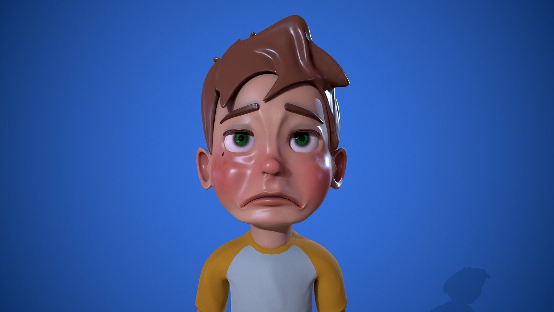 3D Toon Character  Low-poly 3D model_6