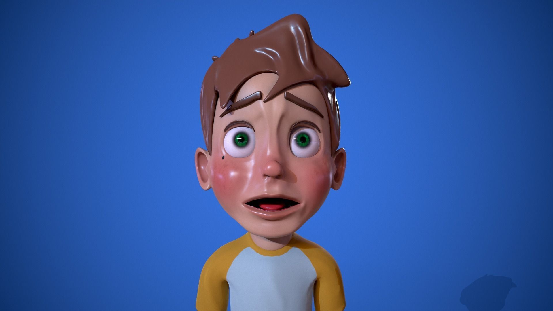 3D Toon Character  Low-poly 3D model_7