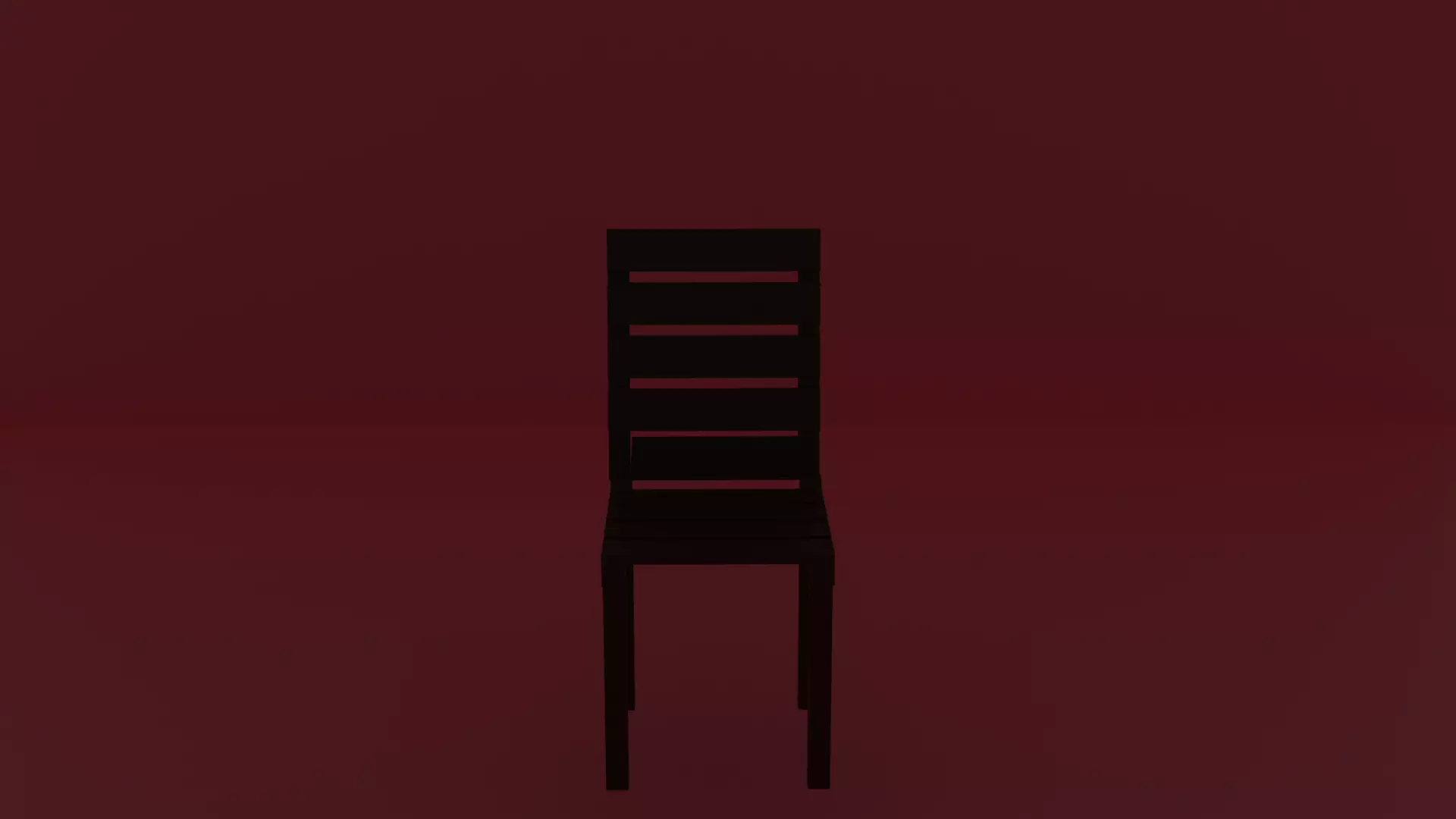 chair Low-poly 3D model_0